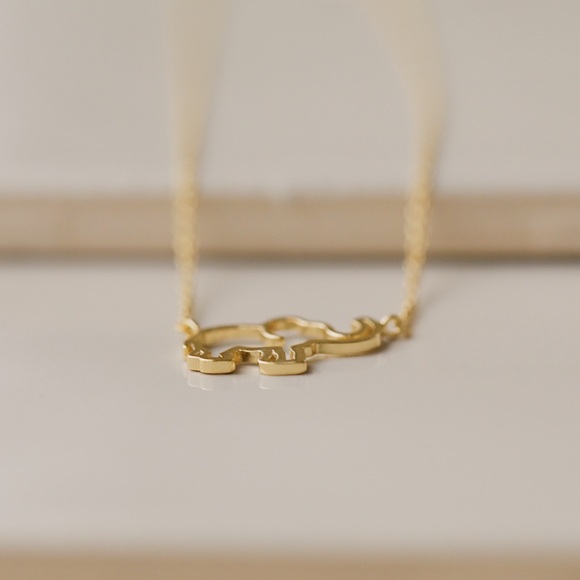 Dainty Elephant Necklace | 14k Gold Plated - Picture 2 of 5